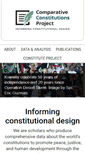 Mobile Screenshot of comparativeconstitutionsproject.org